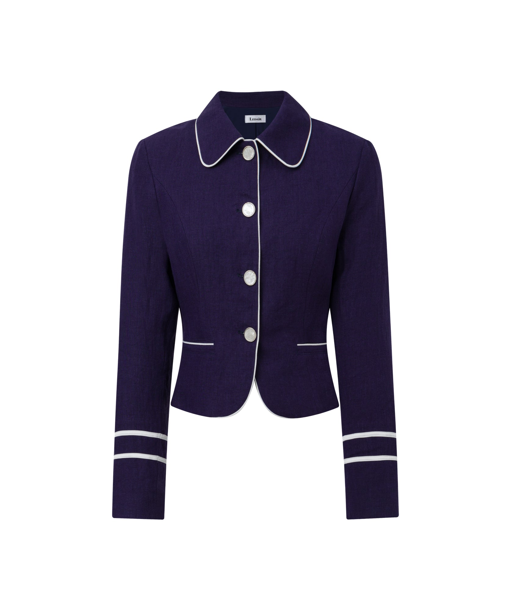 Valentina Piped Tailored Jacket