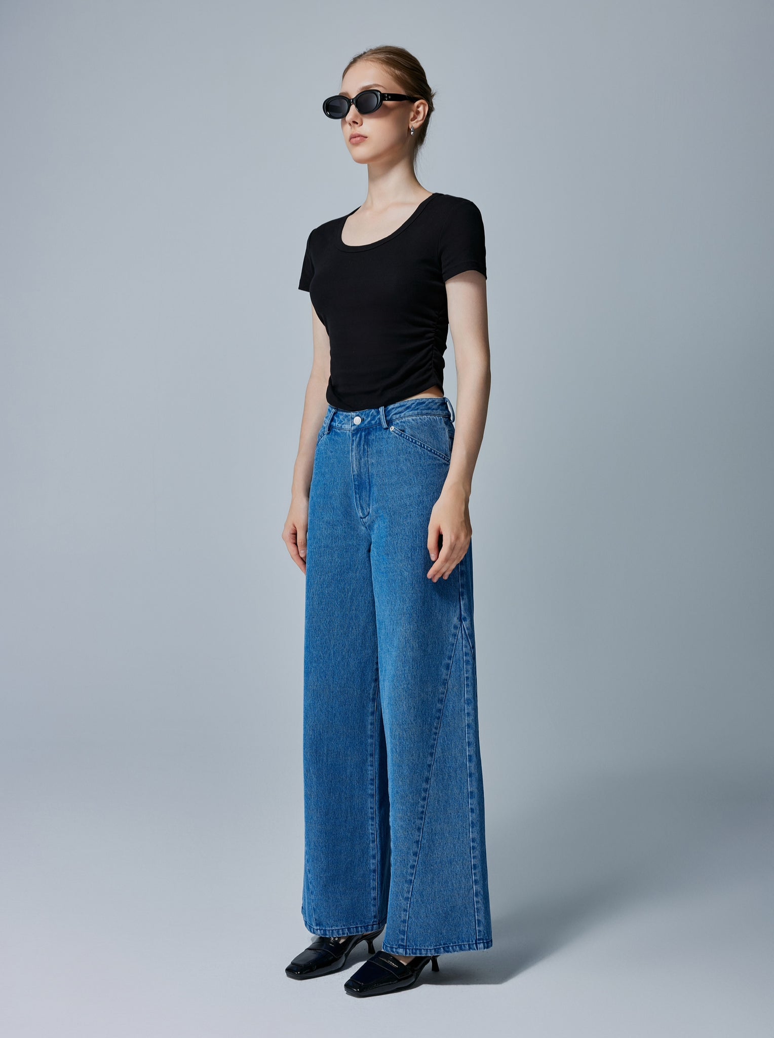 Isla High-Waist Wide-Leg Jeans