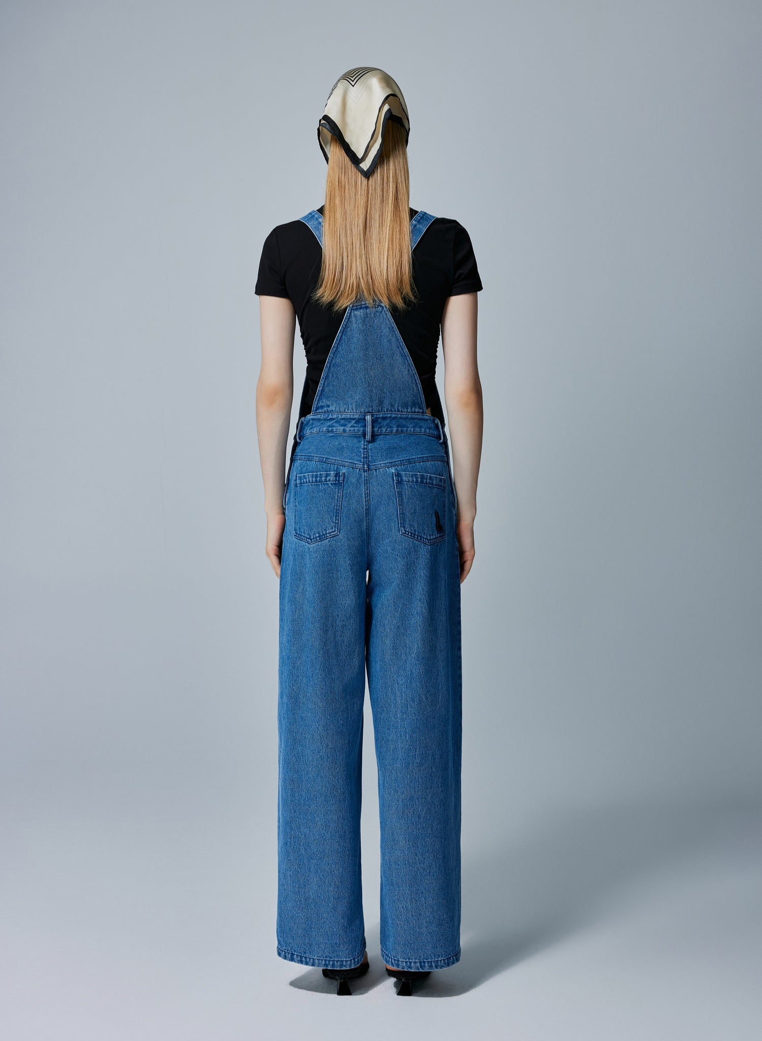 Scarlett Wide-Leg Denim Overalls