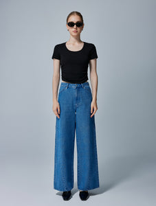 Isla High-Waist Wide-Leg Jeans